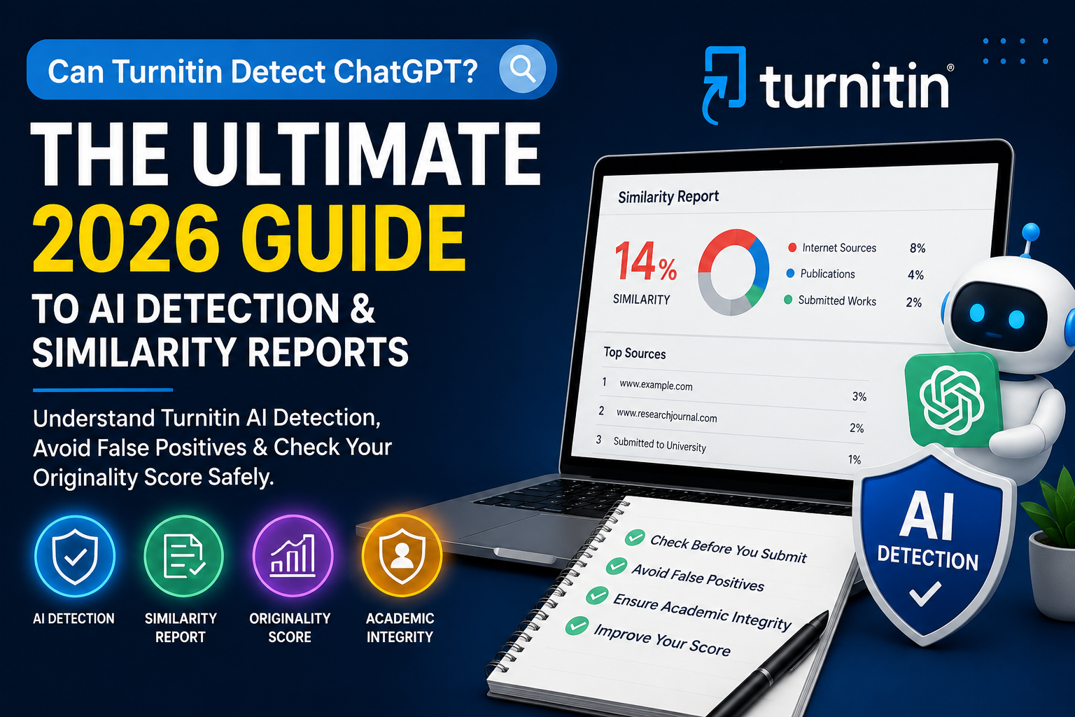 Can Turnitin Detect ChatGPT? The Ultimate 2026 Guide to AI Detection & Similarity Reports
