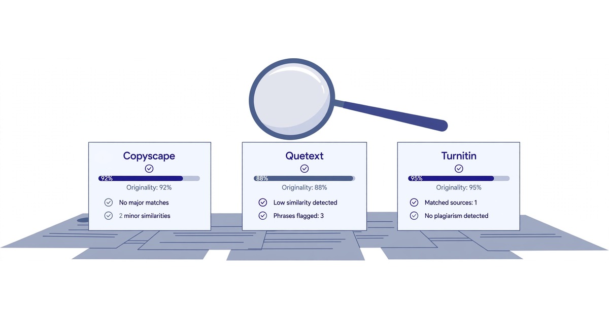 Turnitin vs Copyscape vs Quetext: Which Free Plagiarism Checker Is Best?